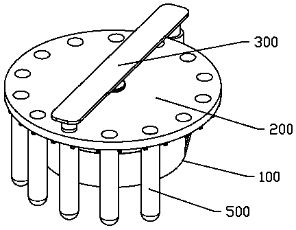 Turntable type plant leaf sampler and sampling method