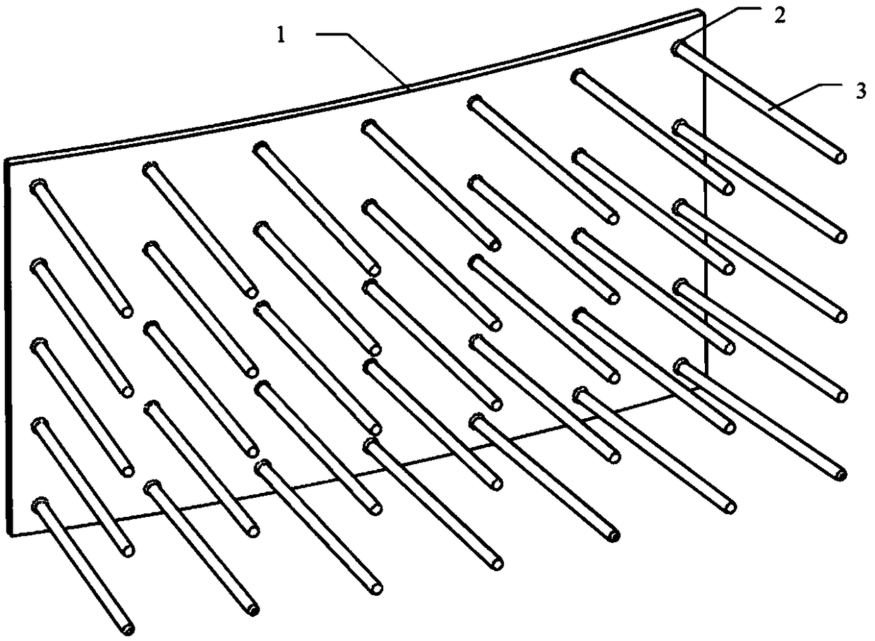 Sleeve combined type embedded part for rebar dense part of high-temperature gas-cooled reactor containment building