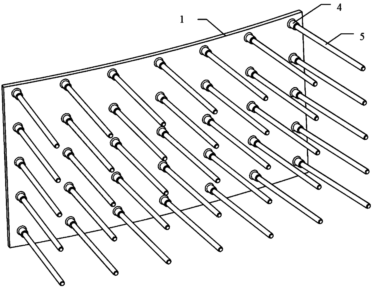 Sleeve combined type embedded part for rebar dense part of high-temperature gas-cooled reactor containment building