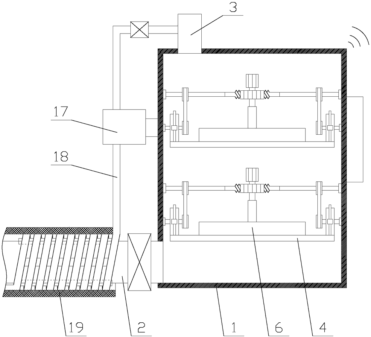 Drying equipment for novel material treatment with good using effect