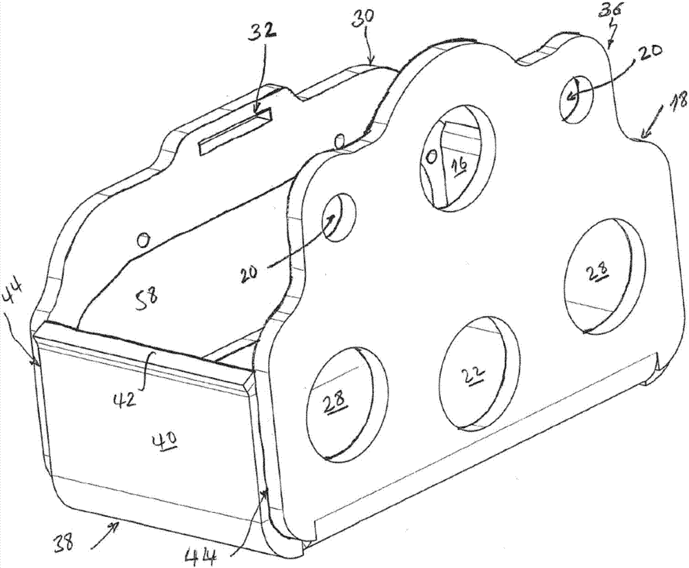 Brake caliper for disk brake