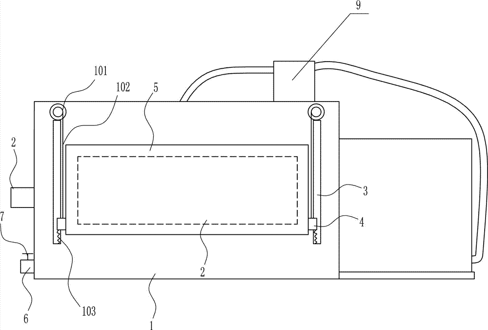 Hay washing and drying integrated device for animal husbandry