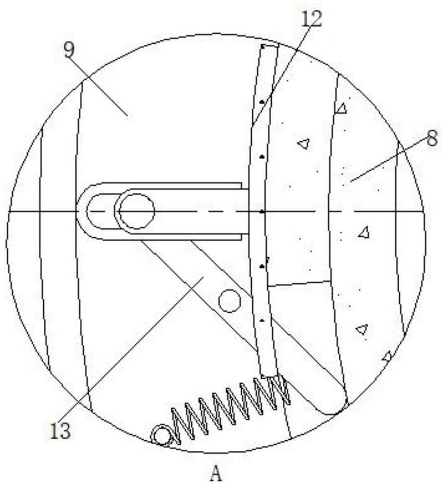 A hoisting-free device that is convenient for adjusting the assembly position of large pumps