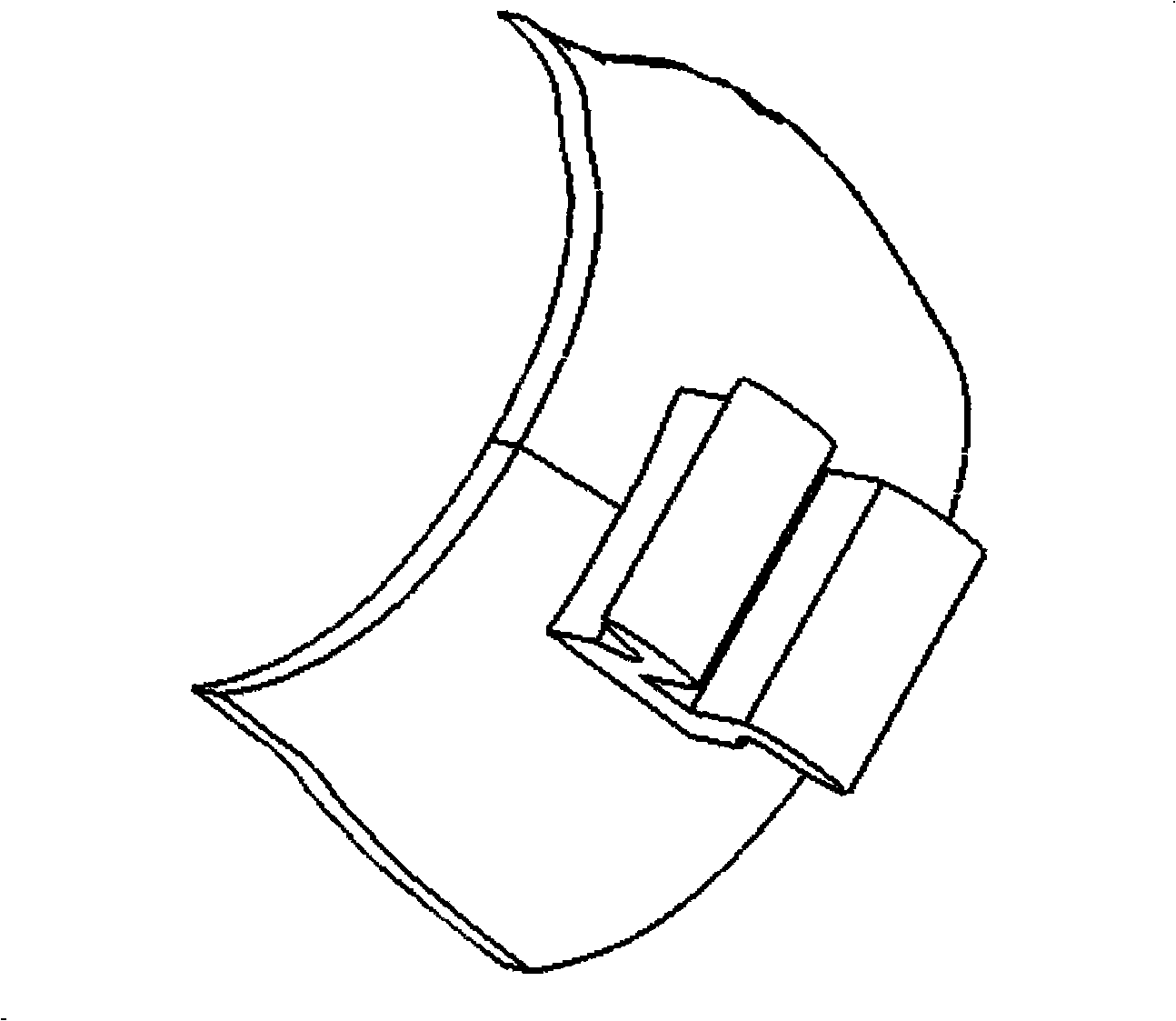 Selective laser sintering indirect manufacturing method of individuation tongue side orthodontic bracket