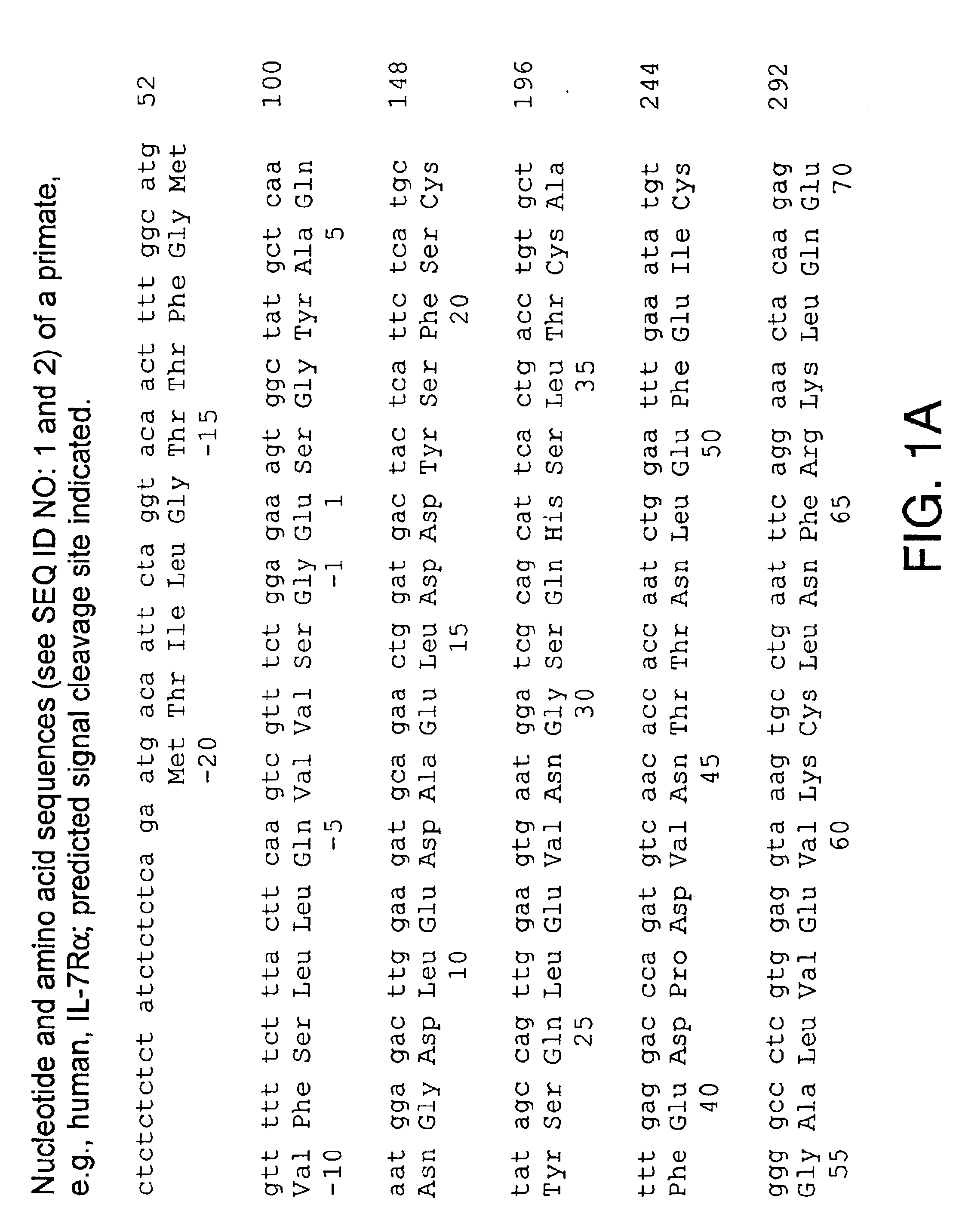 Nucleic acids encoding a cytokine receptor complex