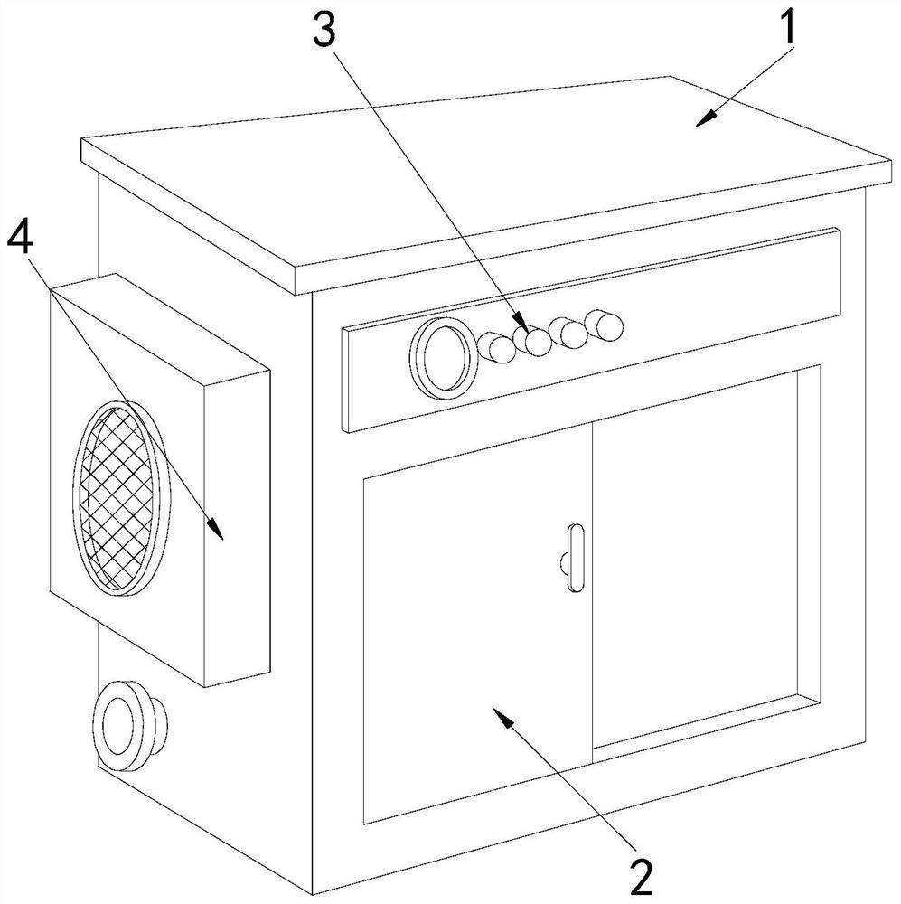 Waste heat recovery device for coating environment-friendly mechanical equipment