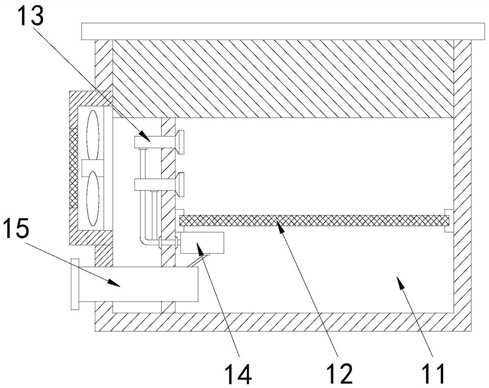 Waste heat recovery device for coating environment-friendly mechanical equipment