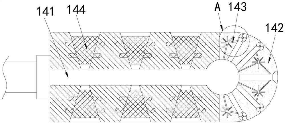 Waste heat recovery device for coating environment-friendly mechanical equipment