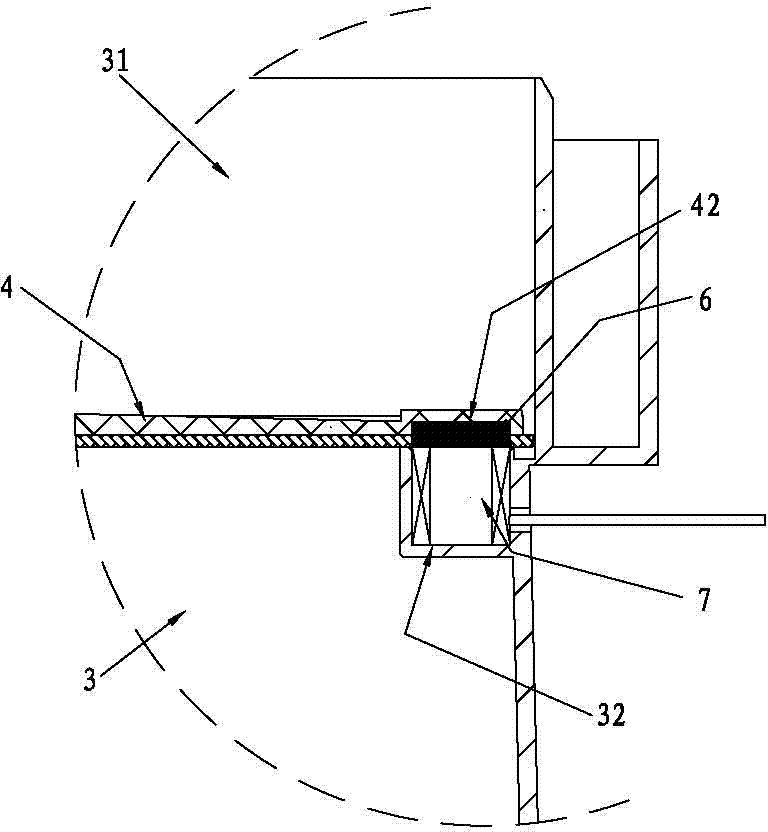 Electromagnetic-sucking sealed type smoke-inversion-preventing extractor hood