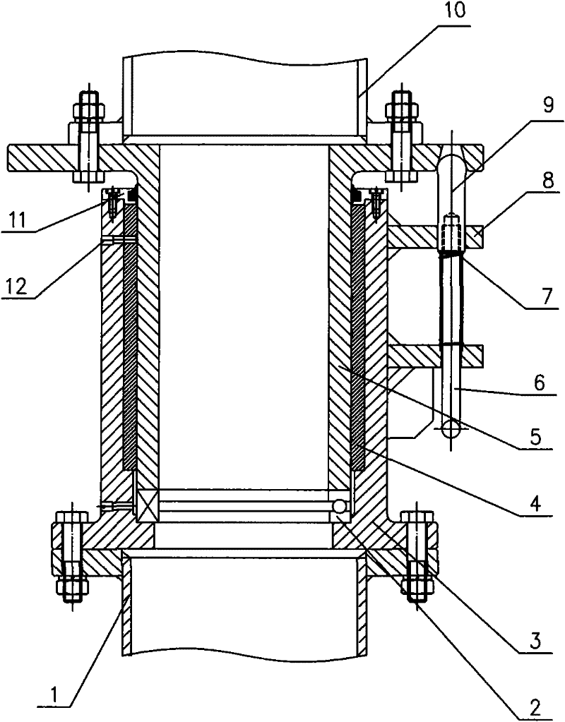 Rolling steel measuring instrument with rotating bracket