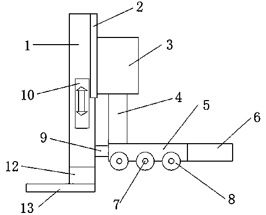 Pressure foot device for sewing machine