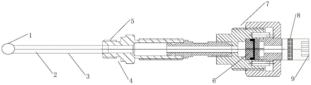 In-situ test device of high-pressure and low-temperature heat conductivity coefficients and heat transfer coefficients