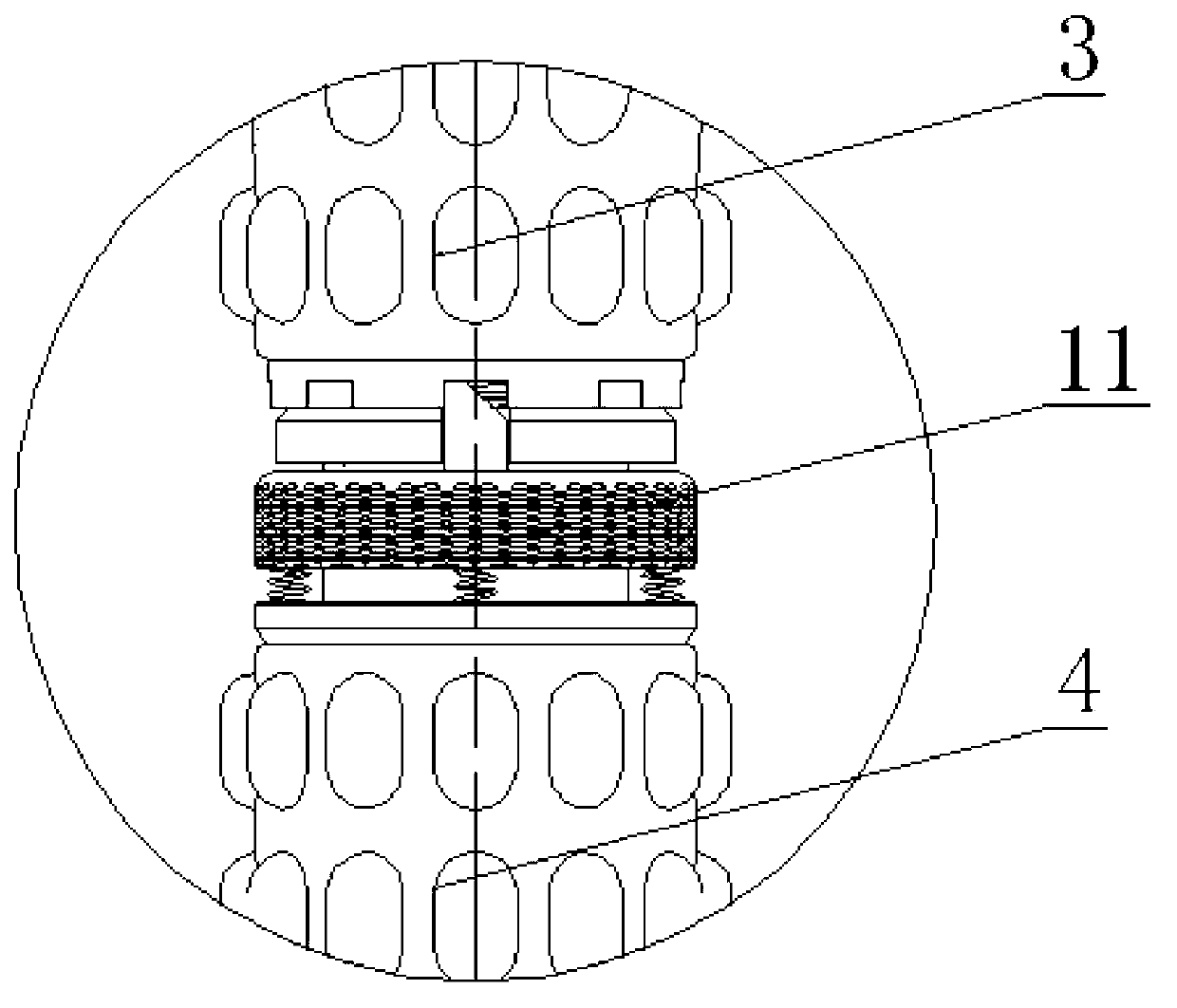 Combined-type baton and elongated combined-type baton