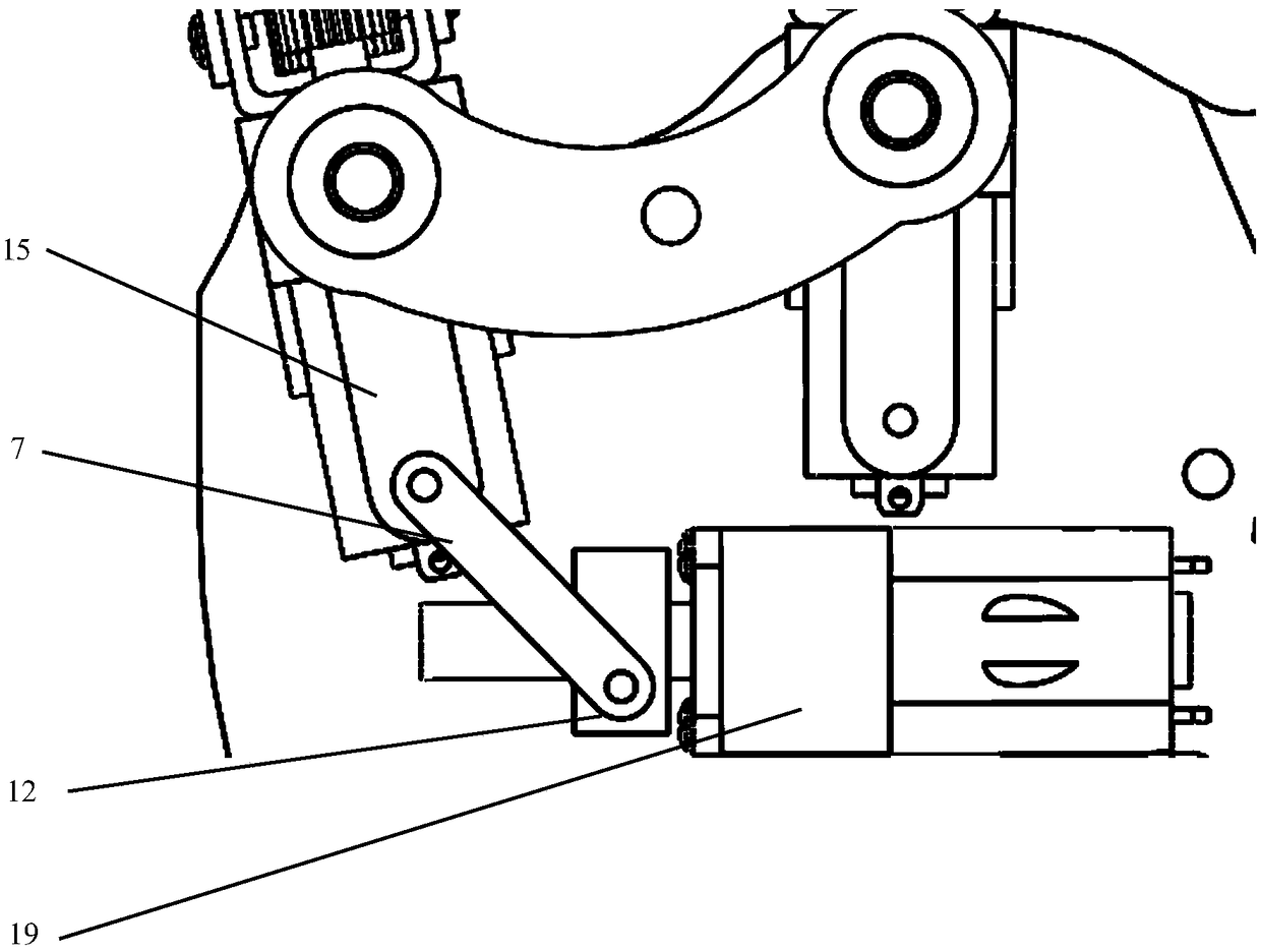 A five-finger dexterous hand finger side swing and palm-to-palm mechanism based on screw linkage mechanism