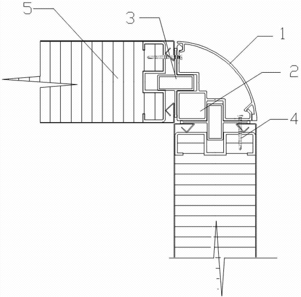 Arc corner for wallboard