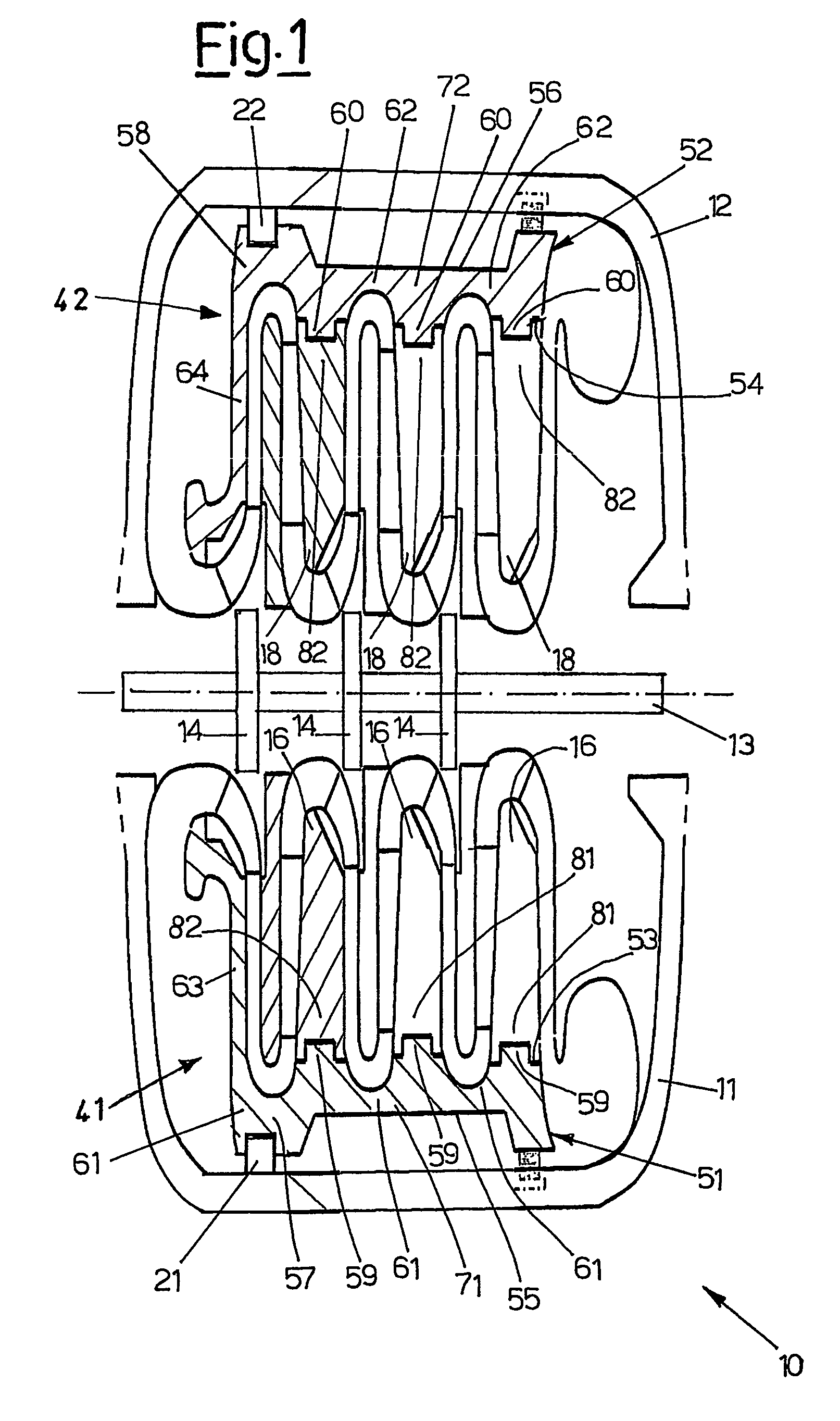 Multistage centrifugal compressor