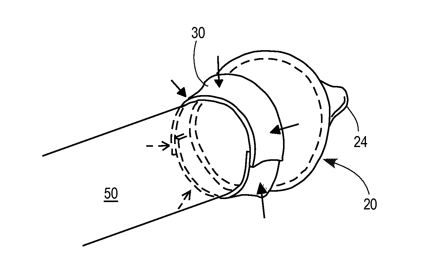 Male condom skin dressing