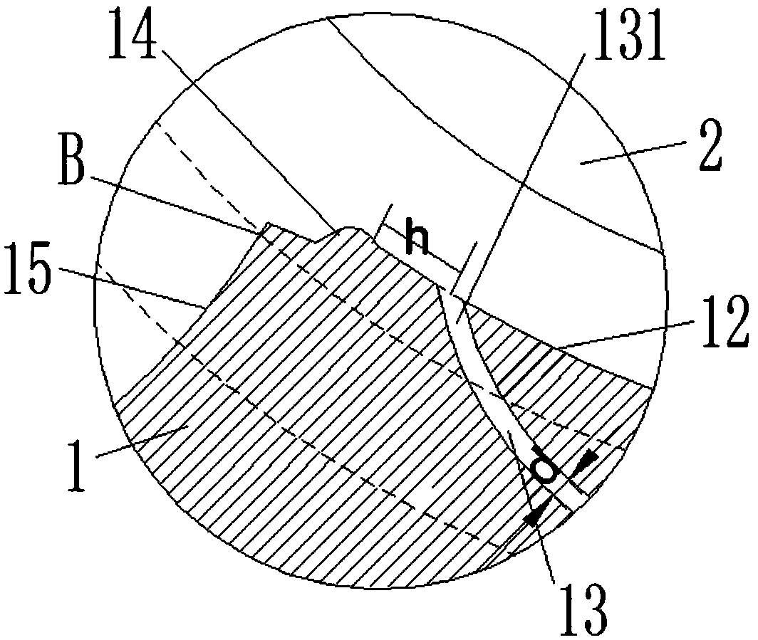 Volute tongue, cross-flow fan and air conditioner