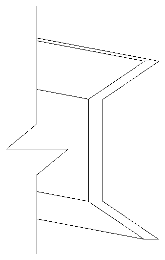 Corner water stop steel plate equipped with fixing device and construction method