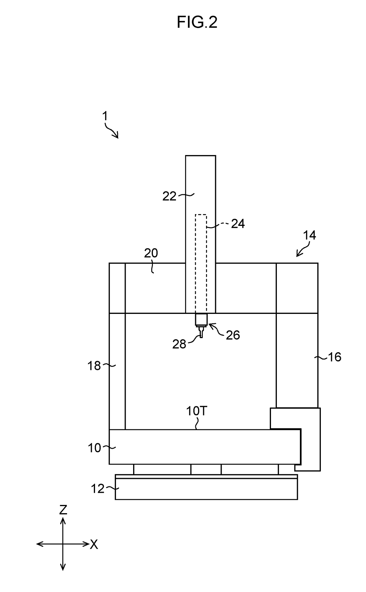 Three-dimensional coordinate measurement apparatus