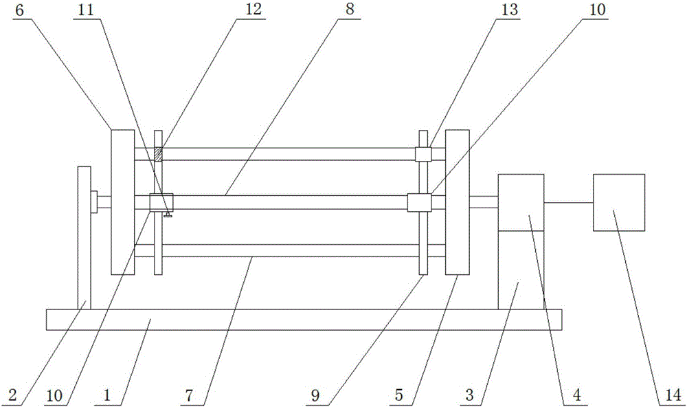 Adjustable disk partition wire wrapping device