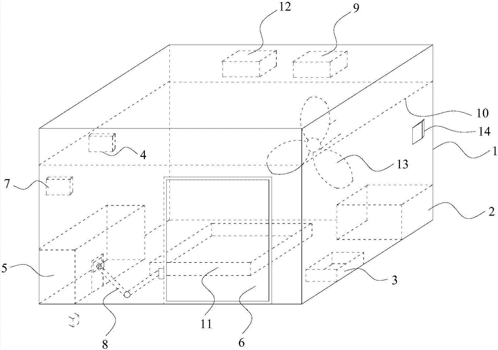 Automatic fly trap device