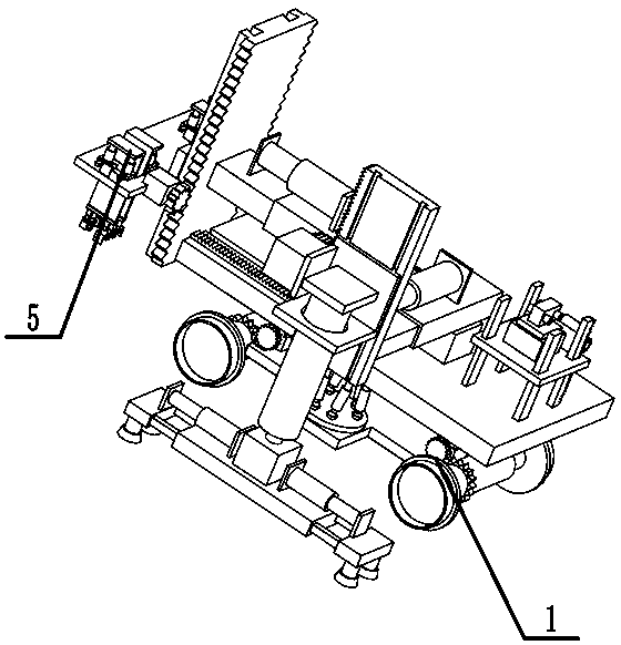 Train track welding equipment