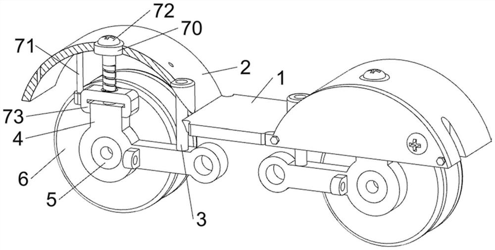 Window pulley convenient to disassemble and having adjusting function