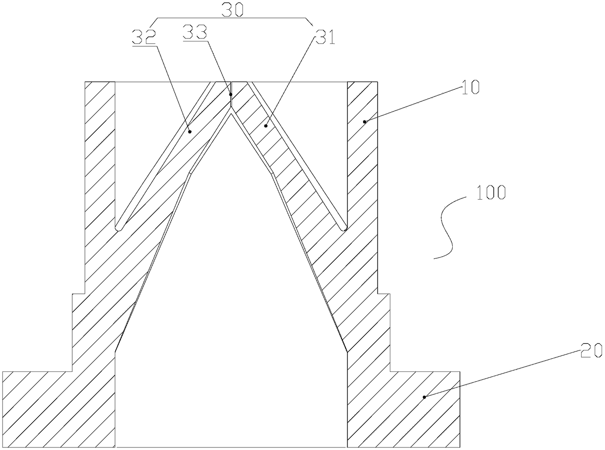 Liquid flow one-way valve and water toothpick