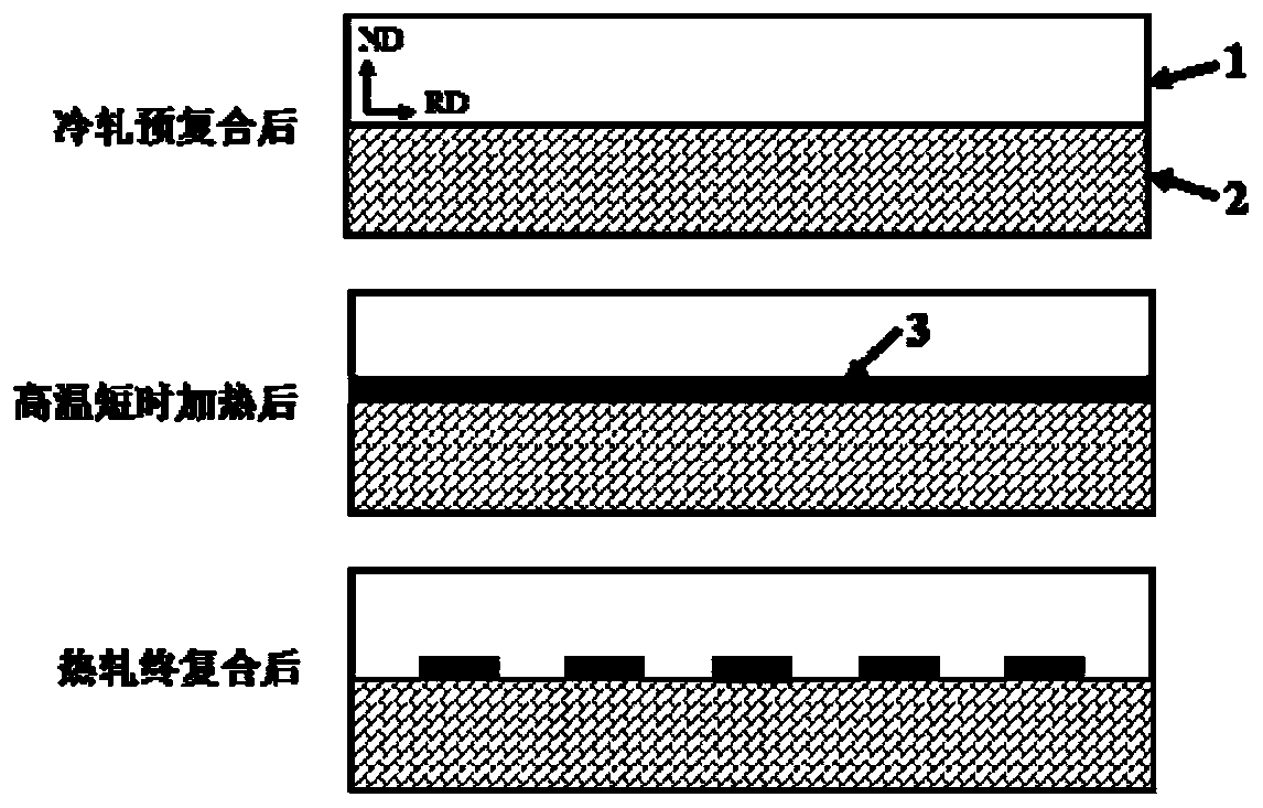 Forming method for high-interface-bonding-strength copper/aluminum composite material