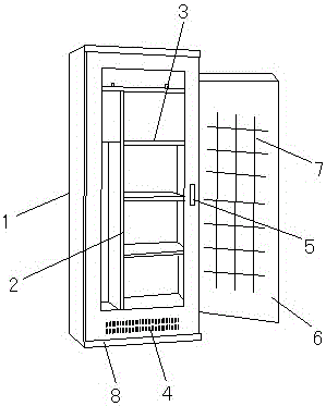 Electric power tool cabinet