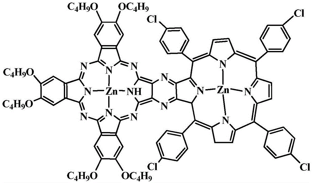 Microcontact printing method using planar conjugated phthalocyanine porphyrin dyad complex