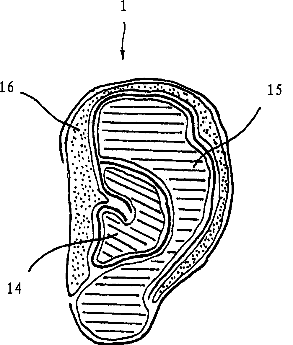 Device for transcutaneous application of a stimulus or for transcutaneous recording of a parameter