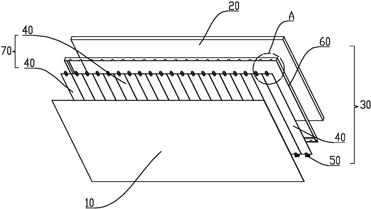 Controllable backlight structure and display device