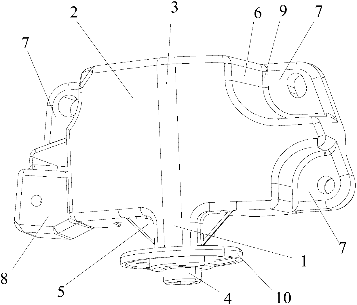 A car sector bracket