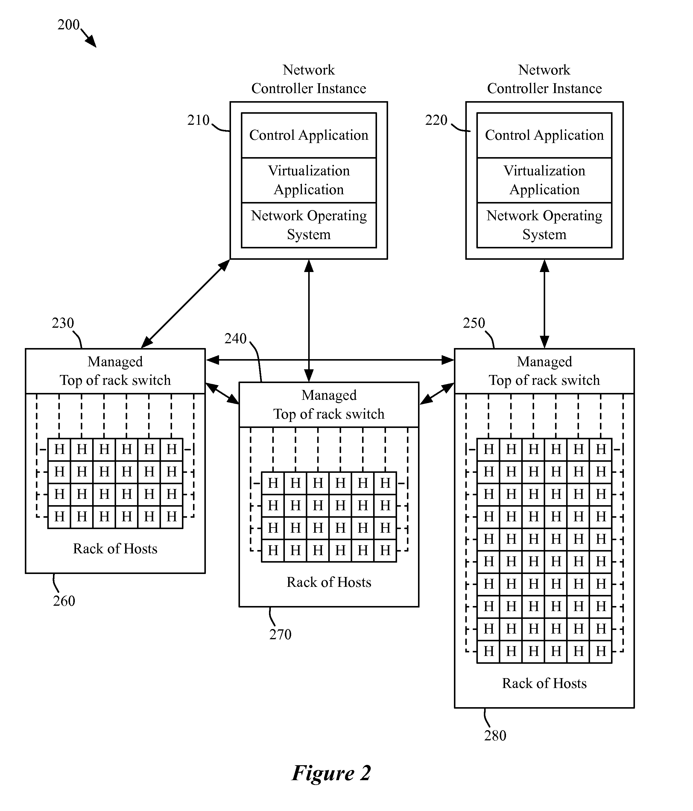 Use of tunnels to hide network addresses