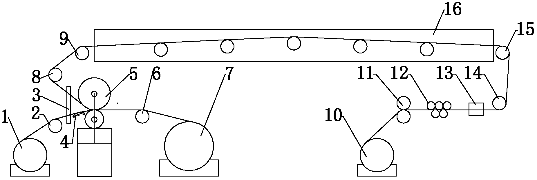 Halogen-free flame-retardant copper-plastic composite belt and preparation thereof