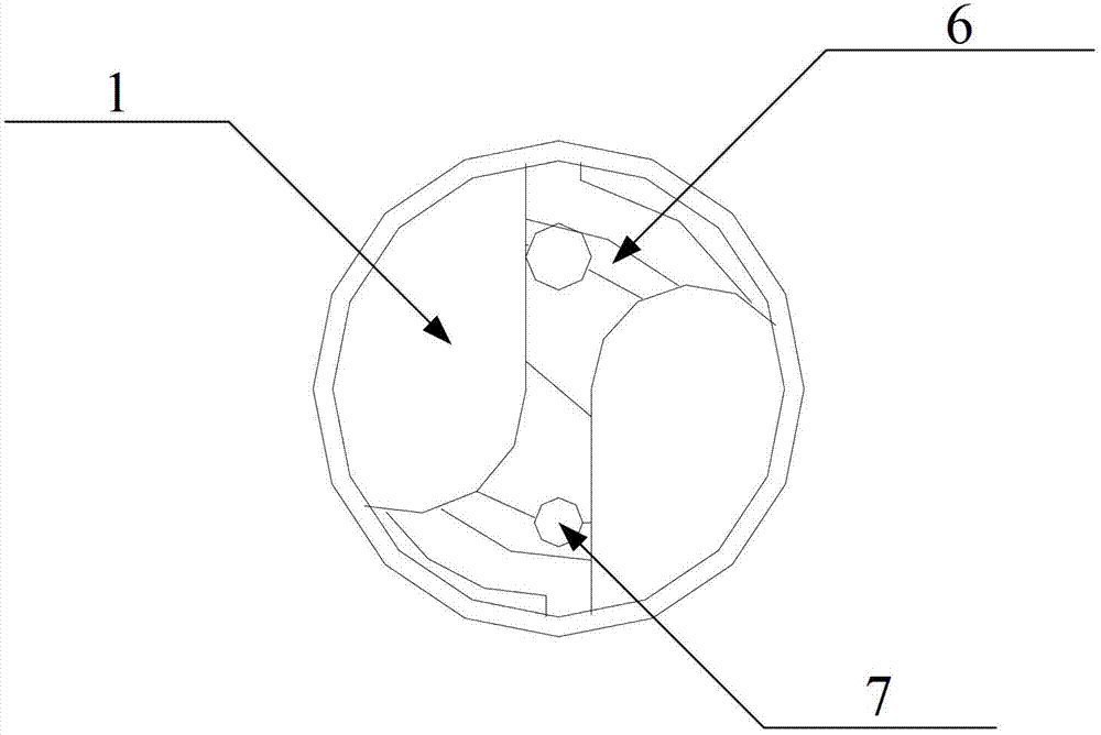 Longhole double-spiral inner-cooling drill bit