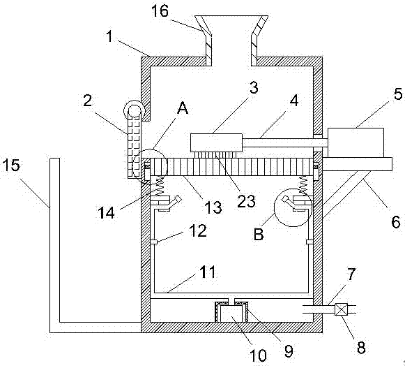 Sewage purifying pretreatment apparatus