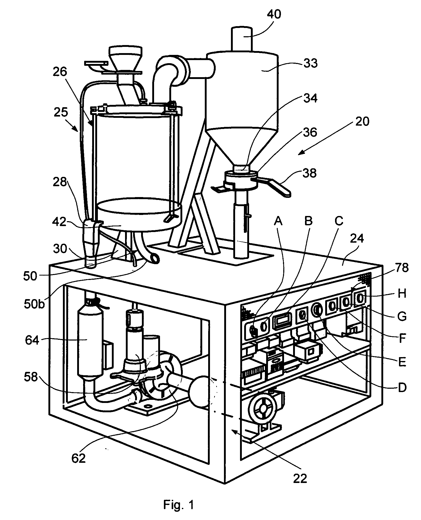 Coffee bean roasting apparatus and method of roasting coffee beans