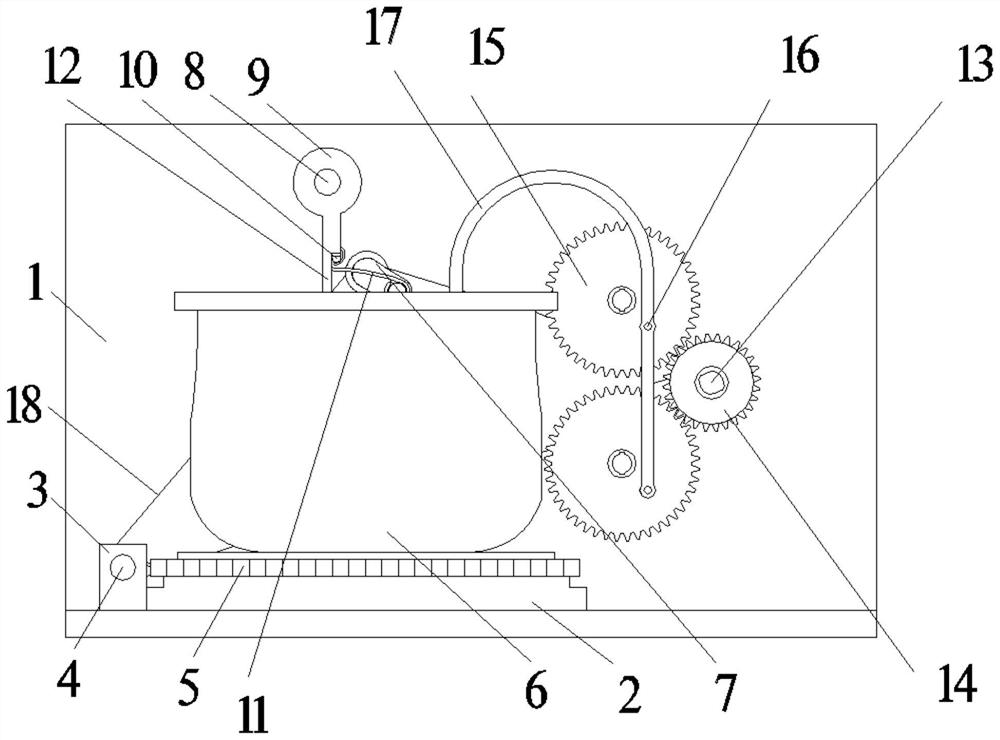 A stirring device for uniform dyeing of textiles