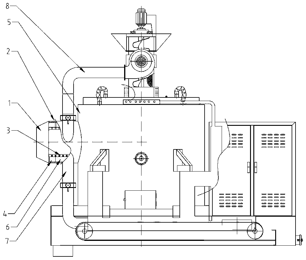 Nozzle of straw burner