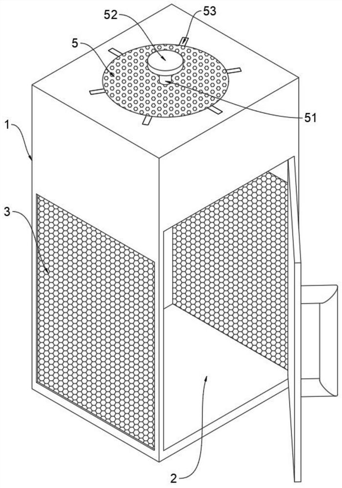 Dustproof ventilation type power electrical equipment cabinet