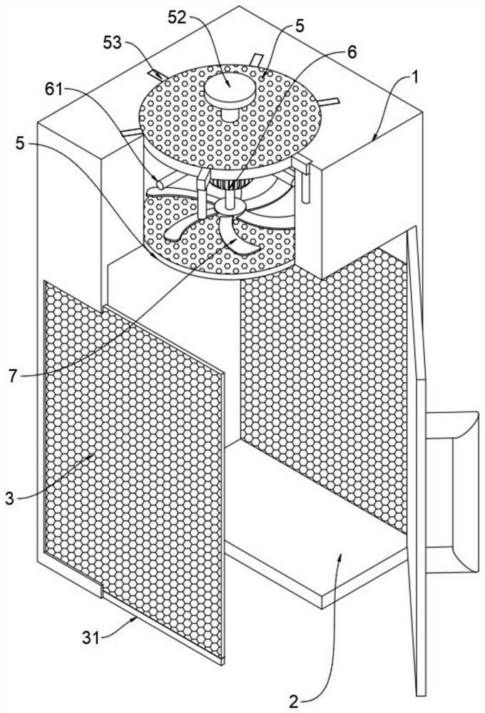 Dustproof ventilation type power electrical equipment cabinet