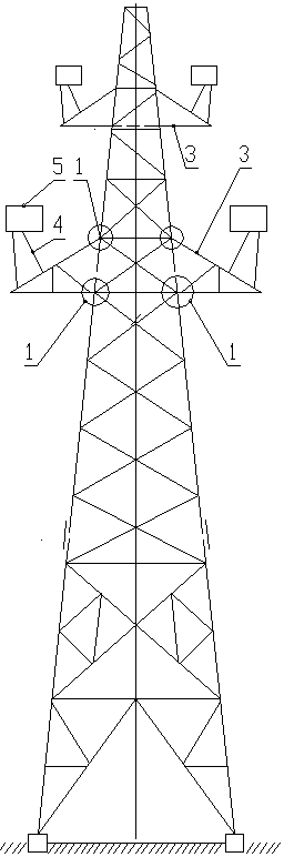 Compressed-air bird-repelling system for power line towers