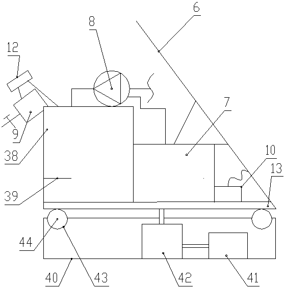 Compressed-air bird-repelling system for power line towers