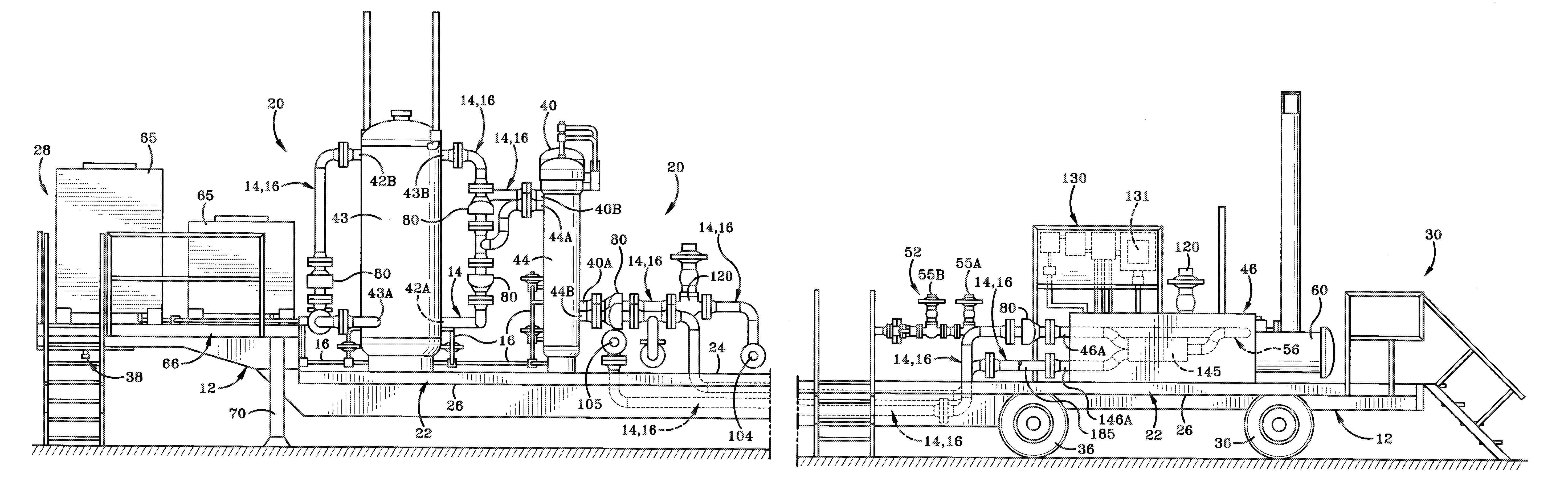 Method for operating a gas processing system