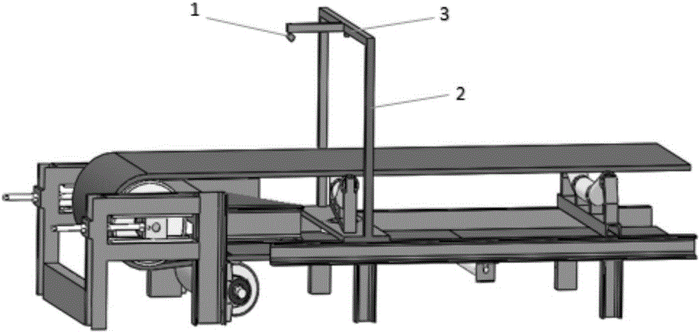 Visual scanning and distance measuring method for coal quantity passing belt conveyer