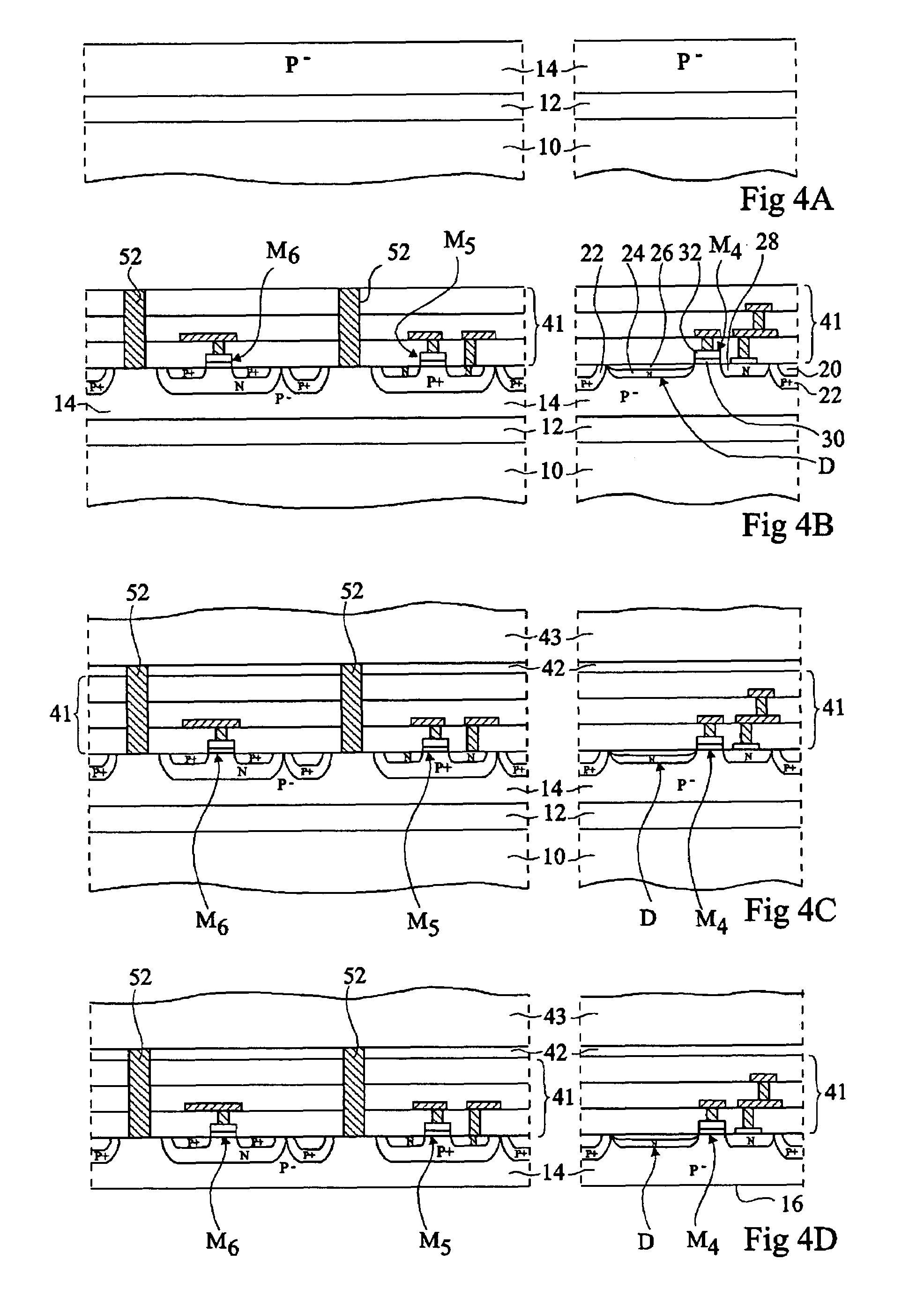 Back-lit image sensor with a uniform substrate temperature