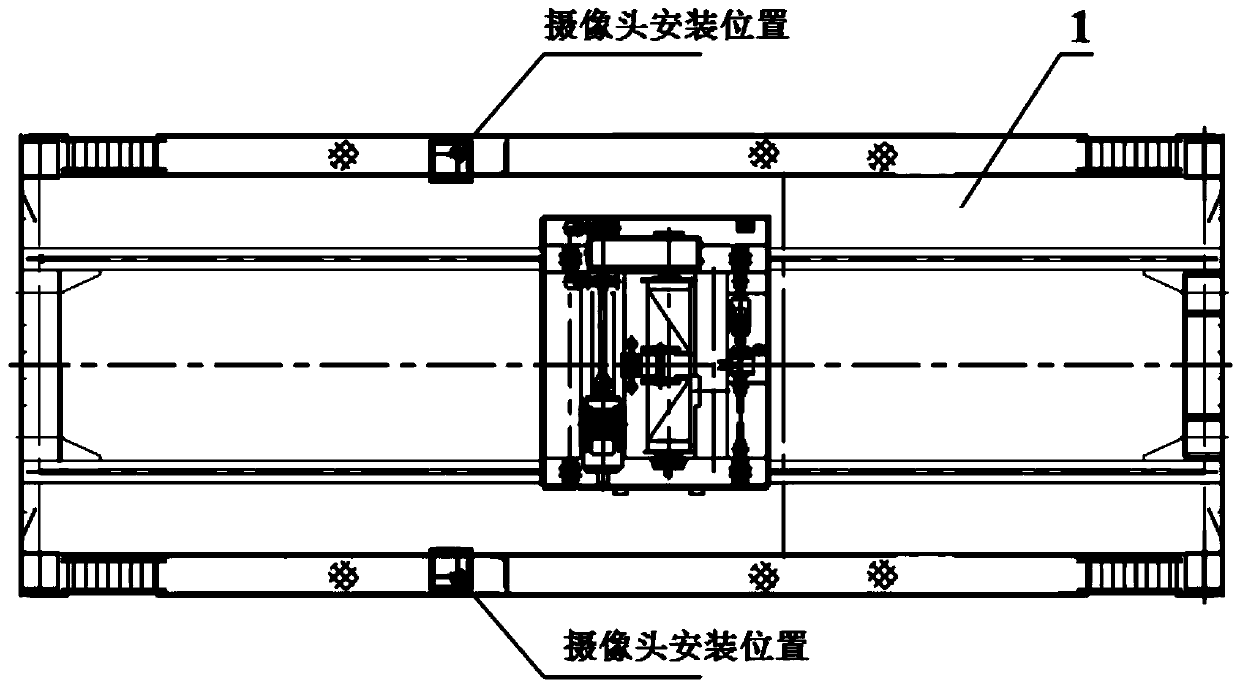 Camera displacement changing devices for bridge crane